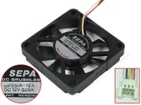 mfb50a 12a dc 12v 0 09a 3 wire 50x50x10mm server cooling fan