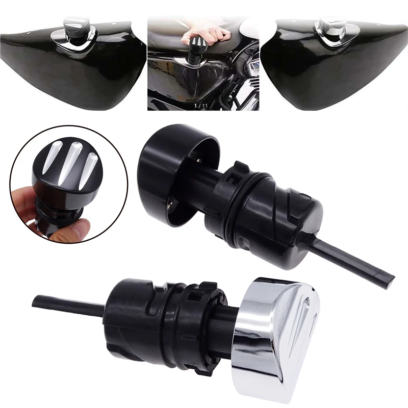 

Oil Dip Stick Dipstick Filler Plug Black / Silver For Harley Sportster XL 1200 883 Iron Forty Eight 48 2004-12 2013-2016 Parts