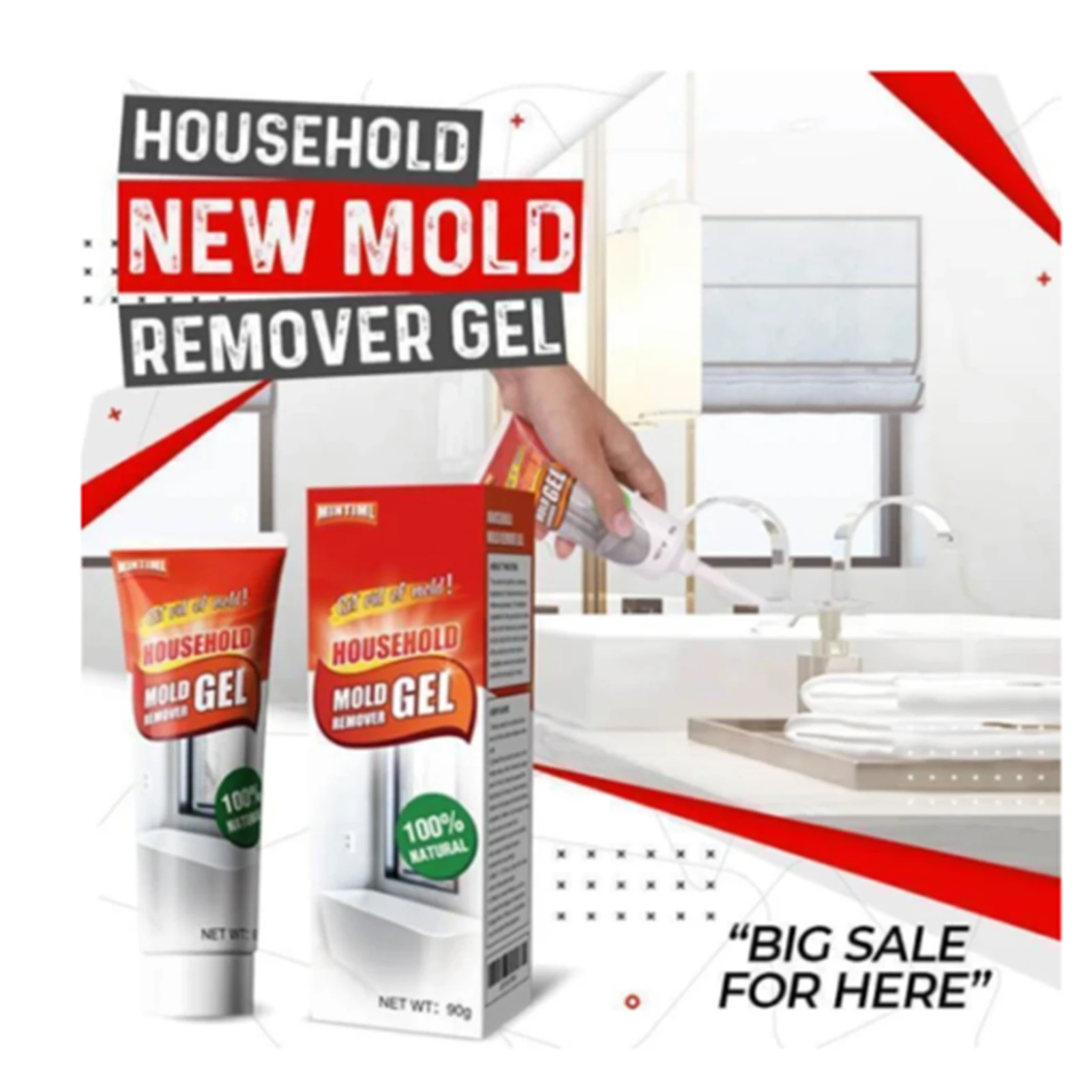 

Household Chemical Mildew Remover Cleaner Wall Mold Ceramic Tile Pool In Addition Cleaner Caulk Gel Mold Remover Gel 20g/100g