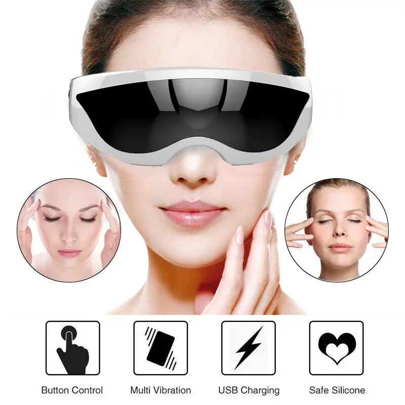 Электрический массажер для глаз магнитная вибрация терапия массаж