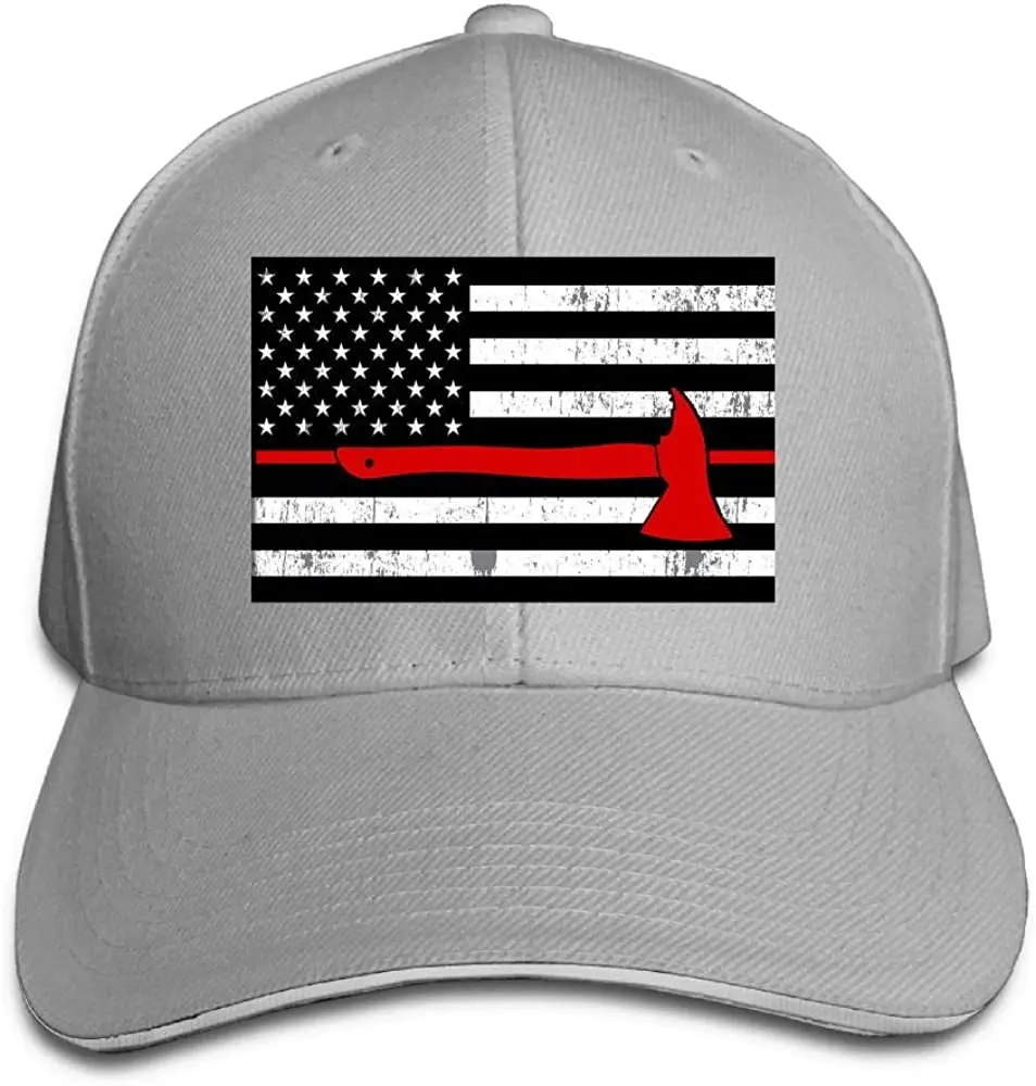 

Firefighter Flag Unisex Trucker Hats Dad Baseball Hats Driver Cap