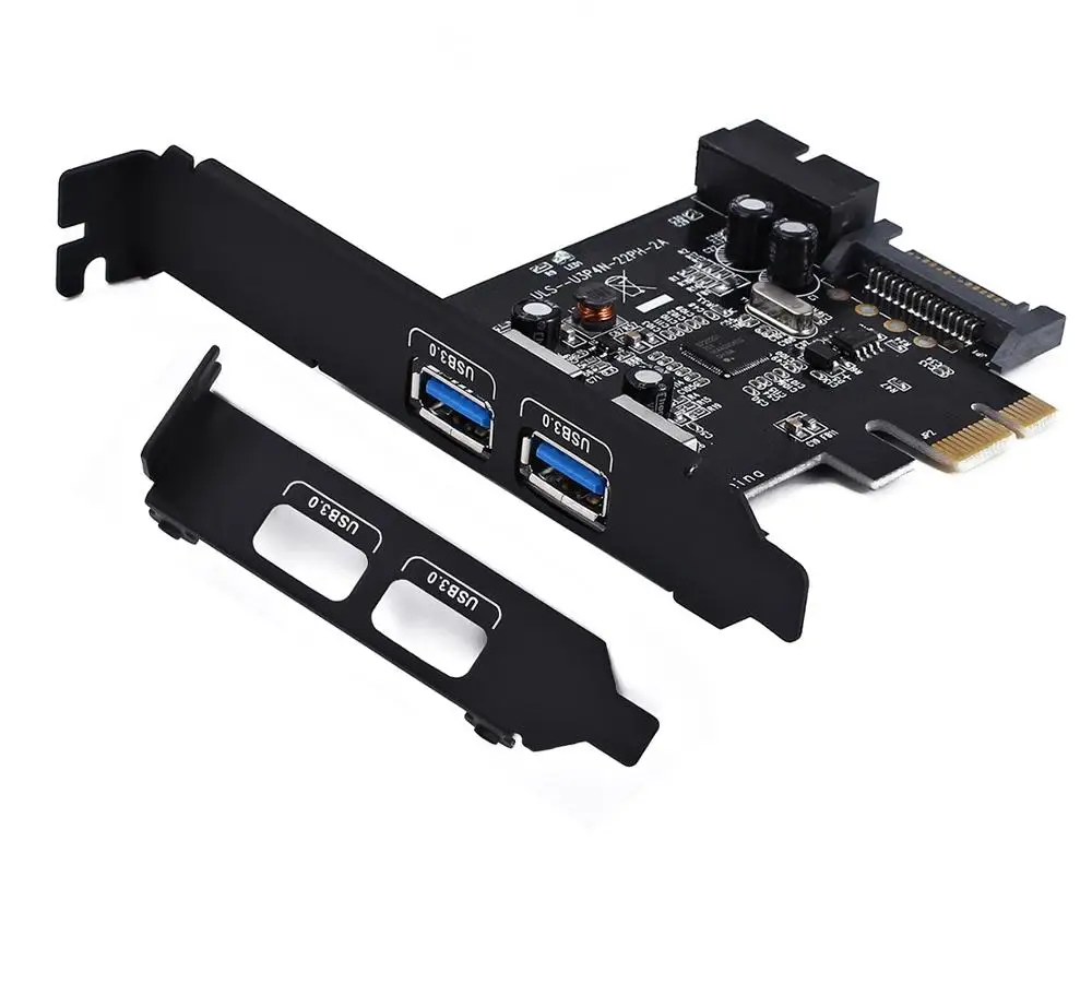 Адаптер USB 3 0-PCI-E для материнской платы 2XUSB 0 в пределах 20P со стандартным разъемом