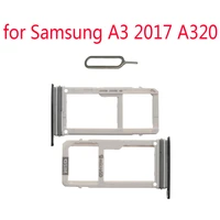 for samsung galaxy a3 2017 a320 a320f a320y original phone housing new sim tray adapter micro sd card tray holder slot