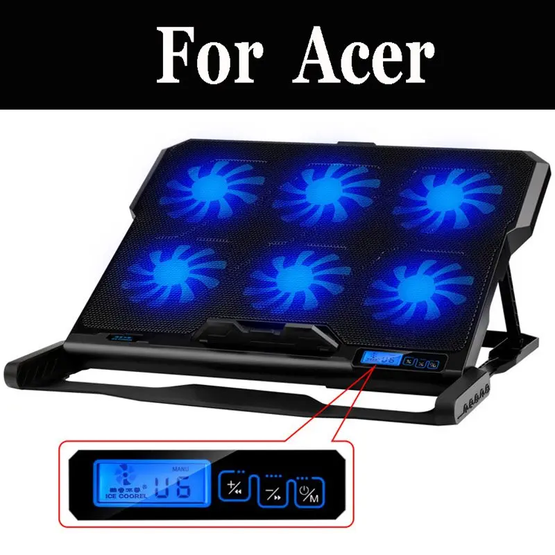 Usb игровой ноутбук кулер вентилятор охлаждающая подставка для Acer R3 E3 S5 R7 S7 S3 E1 G9 E5 R5