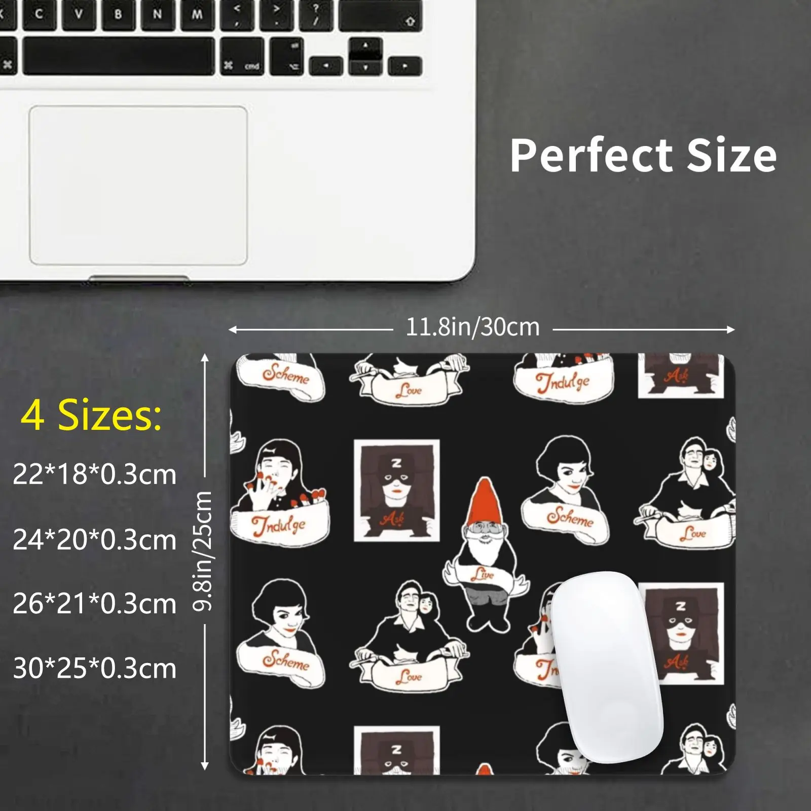 

Bits And Bobs : Amelie ( B & W) коврик для мыши 2418 Amelie, используется во французском кинотеатре