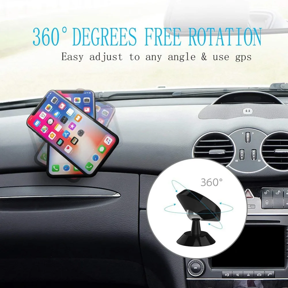 360 universal air vent stand magnetic car phone holder for iphone x 11 8 7 xiaomi samsung magnet mount car holder for cell phone free global shipping