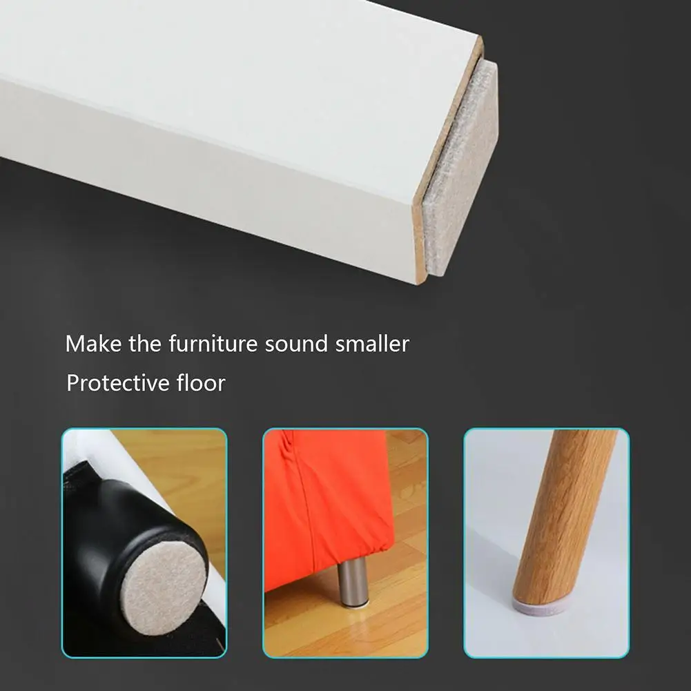 Self Adhesive Furniture Leg Feet Rug Felt Pads Anti Mat Slip Damper For Chair Bumper Protector Table | Мебель