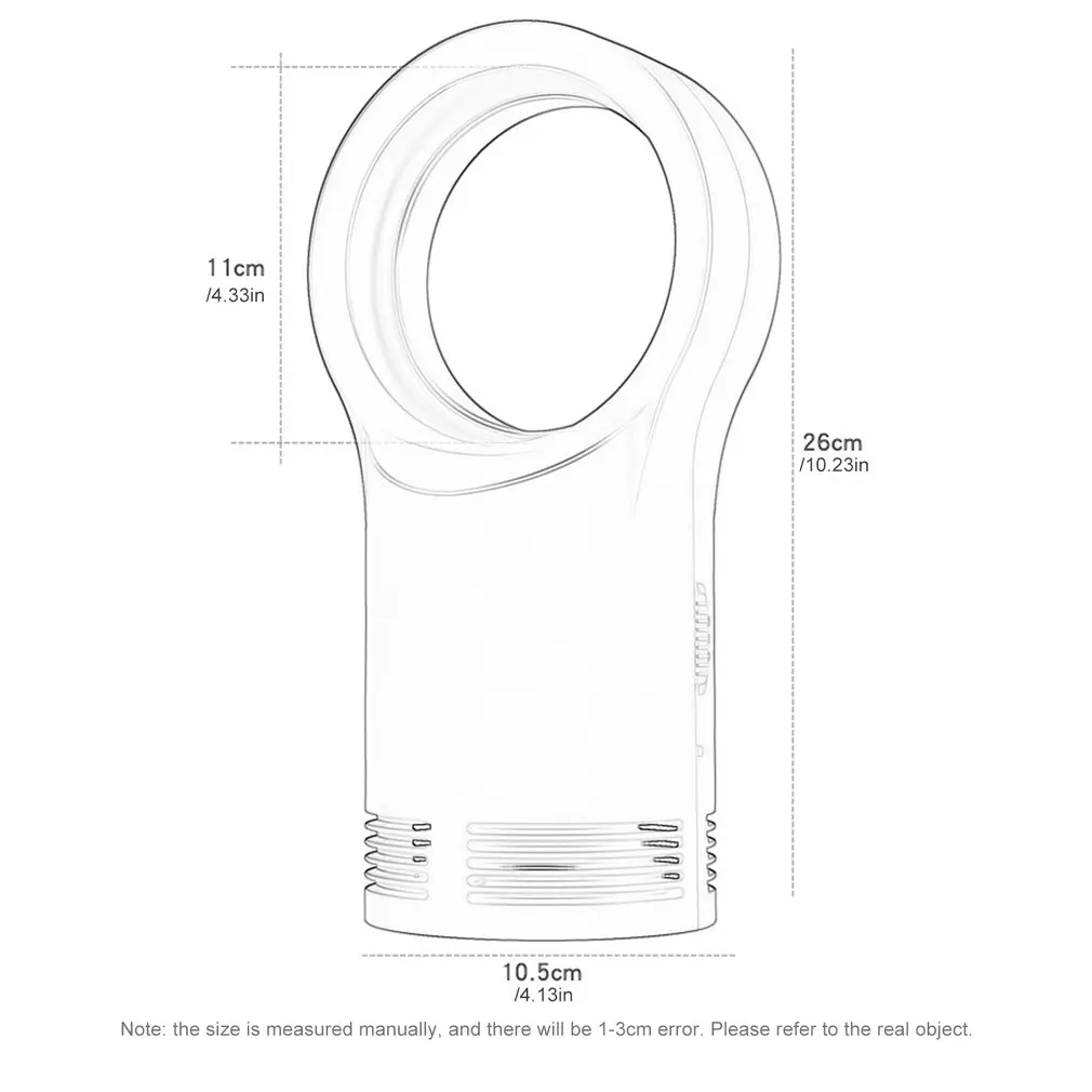 

Multifunctional Creative Mini Small Heater Home Bedroom Office Leafless Heater Desktop Hot Fan Electric Heater