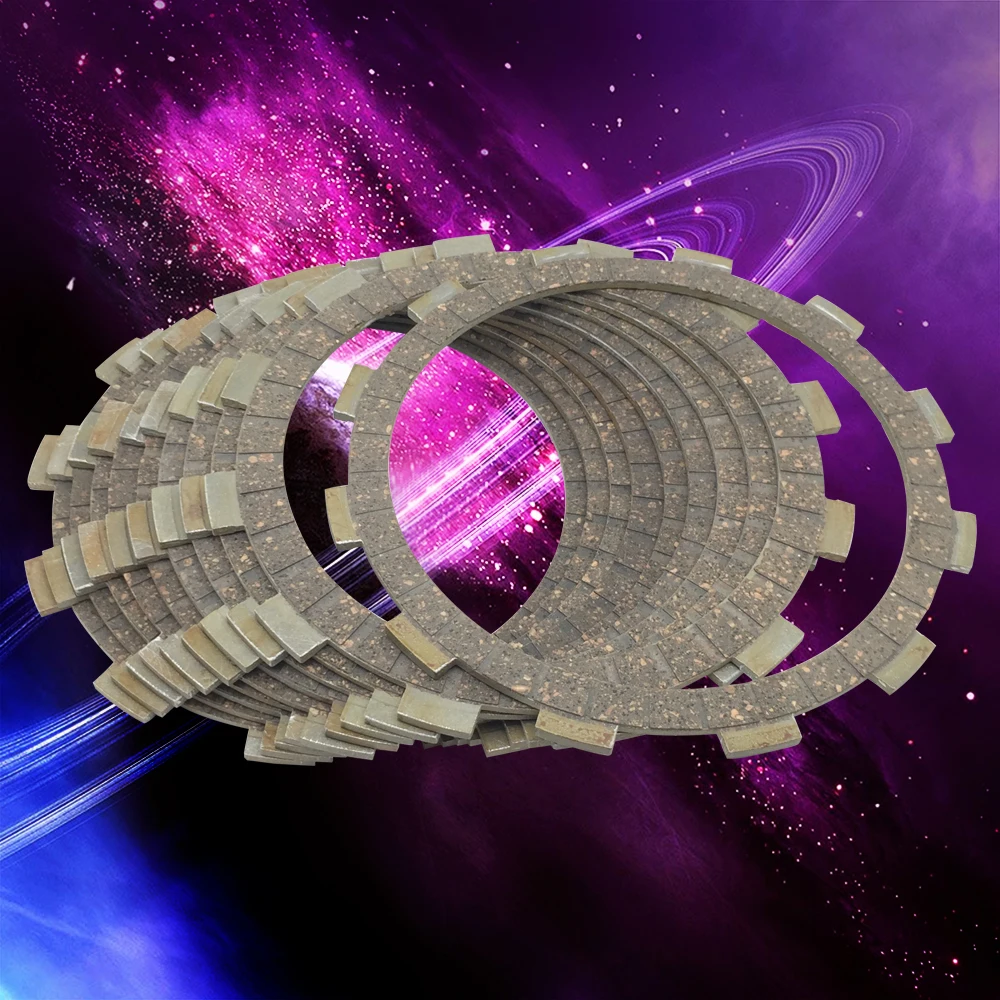 

10pc Motorcycle Friction Clutch Plates For ZX1000 Ninja ZX-10RR YZF-R1 YZFR1 R1 GSX-R1000 GSXR1000 GSX-S1000 GSXS1000 ZR1000