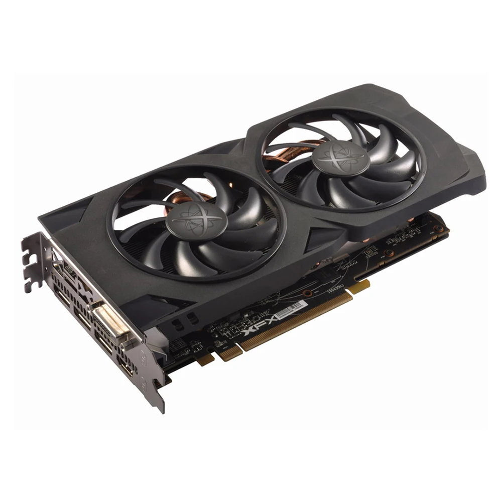 Видеокарта XFX AMD Radeon RX 480 4 Гб графическая карта GPU RX480 ГБ DDR5 видеокарта для