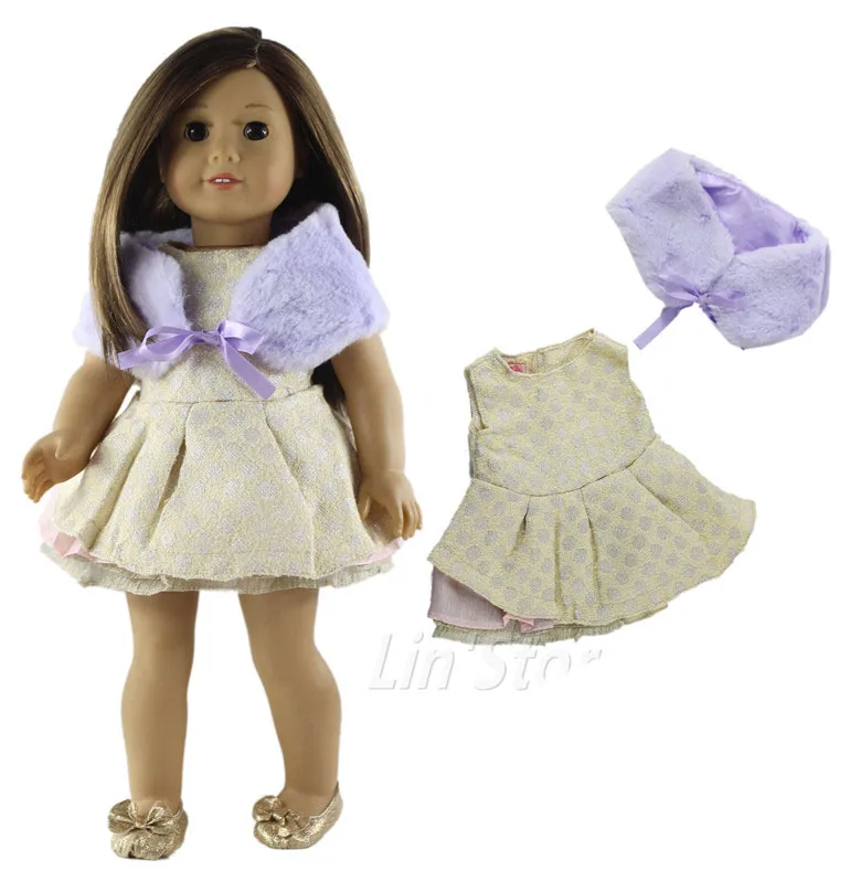 Only Clothes Модная Одежда для кукол, набор игрушек, одежда для 18 дюймов, Одежда для кукол, много стилей на выбор, B03 - Цвет: Only Clothes