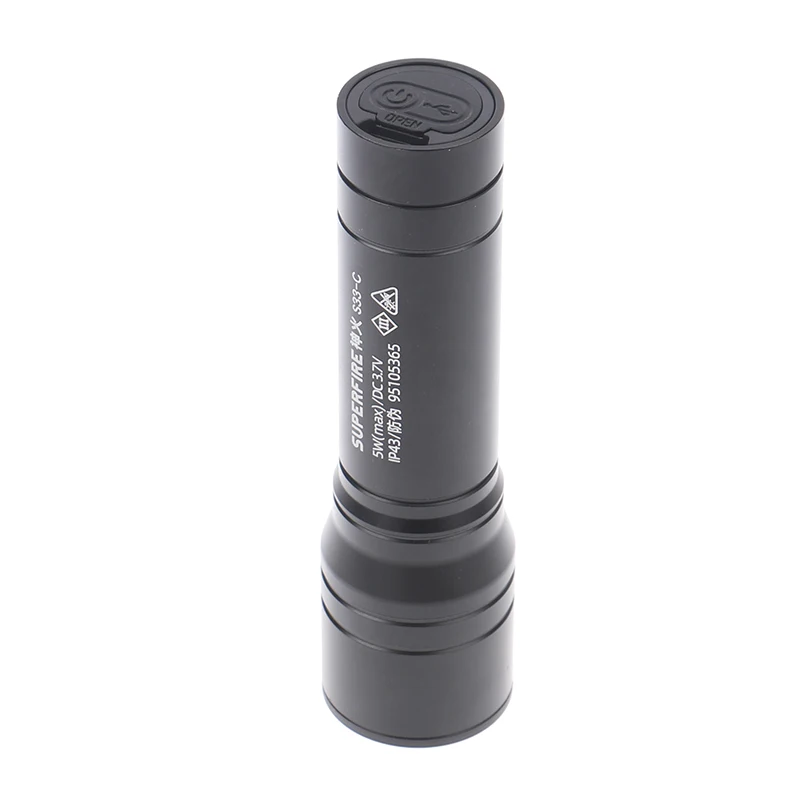 Супер яркий светодиодный фонарик со встроенной батареей 4 светильник мА