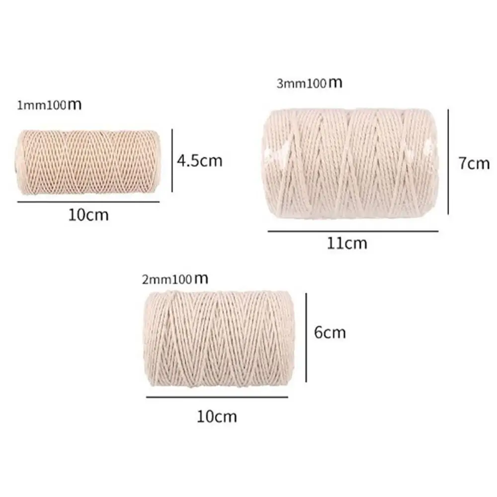 Twine String Dreamcatcher Diy Craft Cord Decoration Photo Wall Gift Box Linen Rope Home Handmade Decor Yarn Cotton | Дом и сад