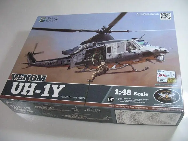 Модель Kitty Hawk 80124 1/48 Venom UH 1Y в сборе Новинка|Наборы для сборки моделей| |