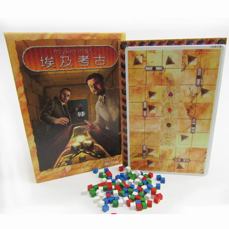 New Mykerinos Board Game 2-4 Players to Play Best Gift Family/Party/Friends Funny English Cards Game1 | Спорт и развлечения
