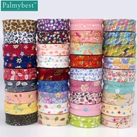 cotton printed bias tape single folded binding fabric tapes for diy sewing accessories material 25mm x 5m