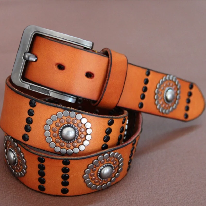 Мужские ремни из натуральной коровьей кожи первый слой Воловья кожа