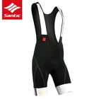Велосипедный слюнявчик Santic, мужской, для горного велосипеда, с подкладкой, с 4 подушками, одежда, велосипедный снизу, велосипедные Слюнявчики, шорты, Азиатский размер