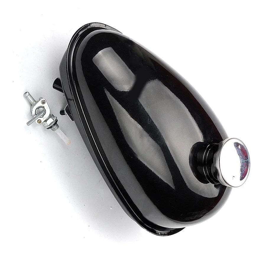 

3L Motorcycle Gas Fuel Tank Petrol With Cap Switch For Motorized Bicycle Bike Metal Accessory Durable Fuel Gas Can Petrol Tanks