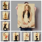 Канадская певица, композитор, актер Аврил Лавин HD Высокое качество Картина на холсте Высокое качество домашний Декор без рамки o400