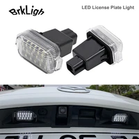 2pcs error free led license plate lights for mazda3 hatchback mazda6 at 2014 2017 white car rear number lamps auto accessories