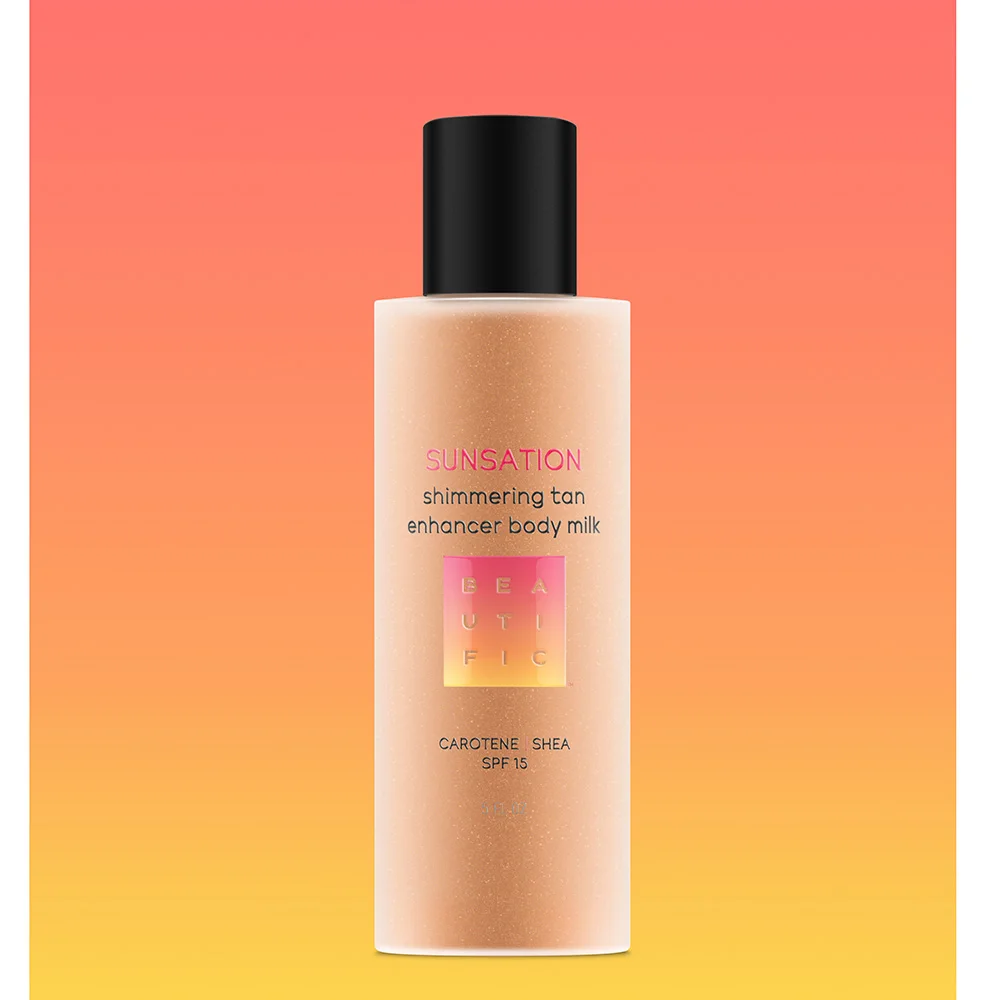 Cияющее молочко-усилитель загара BEAUTIFIC Sunsation SPF 15. 150 мл. | Красота и здоровье