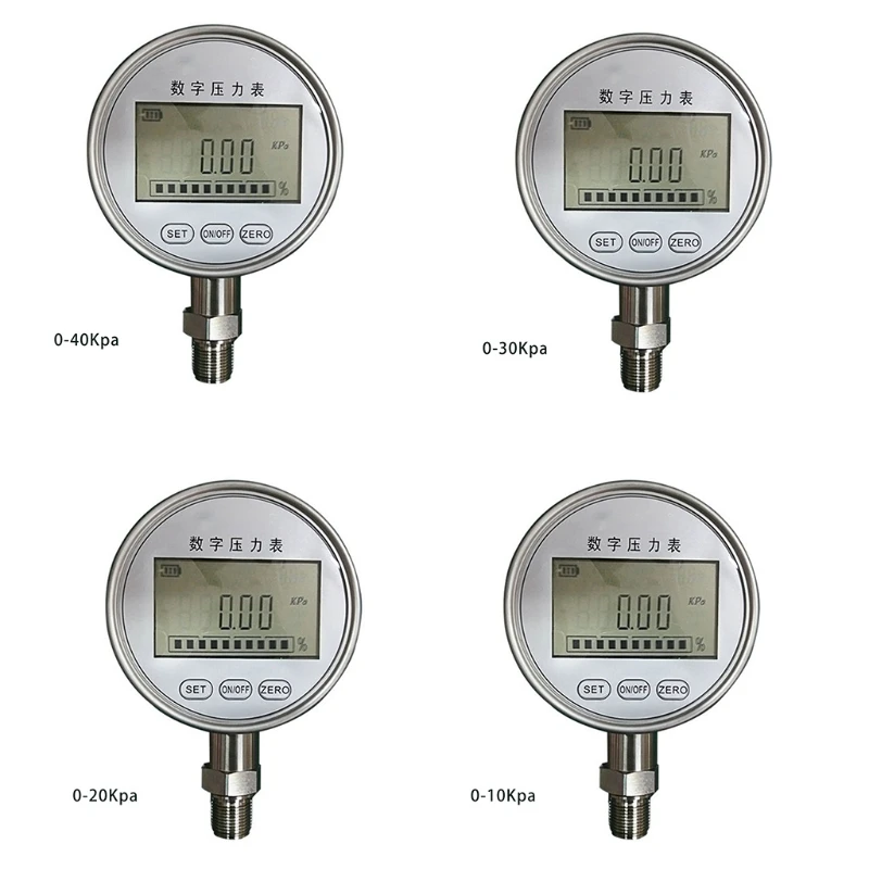 

Hydraulic Pressure Gauge Tester Stainless Steel Digital Hydraulic Pressure Gauge