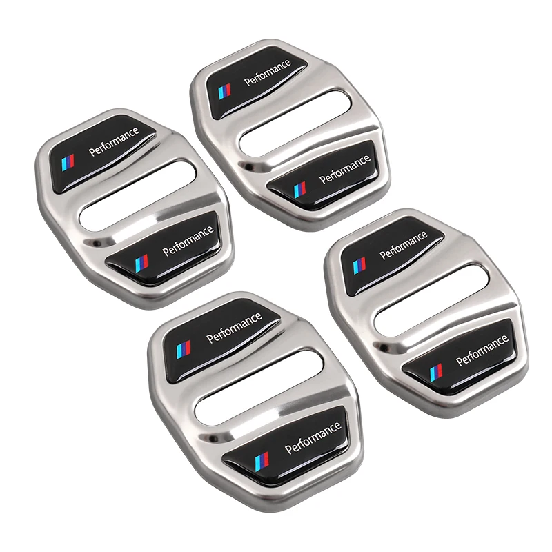 

4pcs/set Car Door Lock Protective Cover for BMW 1 2 3 5 Series F10 F15 F30 F25 F26 F46 G11 G20 G30 Door Sticker Car Accessories