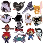 Брошь-убийца на Хэллоуин, с ножом