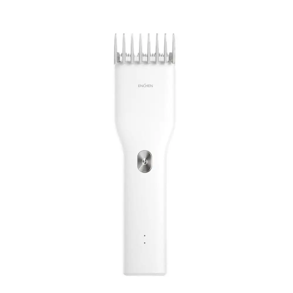 Белый Xiaomi ENCHEN Boost USB электрическая машинка для стрижки волос двухскоростная керамическая машинка для стрижки волос быстрая зарядка триммер для волос детская машинка для стрижки волос - Цвет: Белый