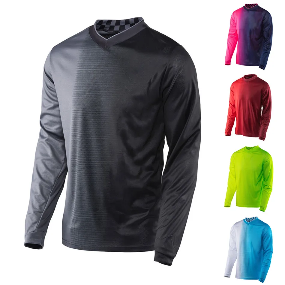 

2021 motorcycle mountain bike team downhill jersey MTB Offroad DH MX bicycle locomotive shirt cross country mountain bike