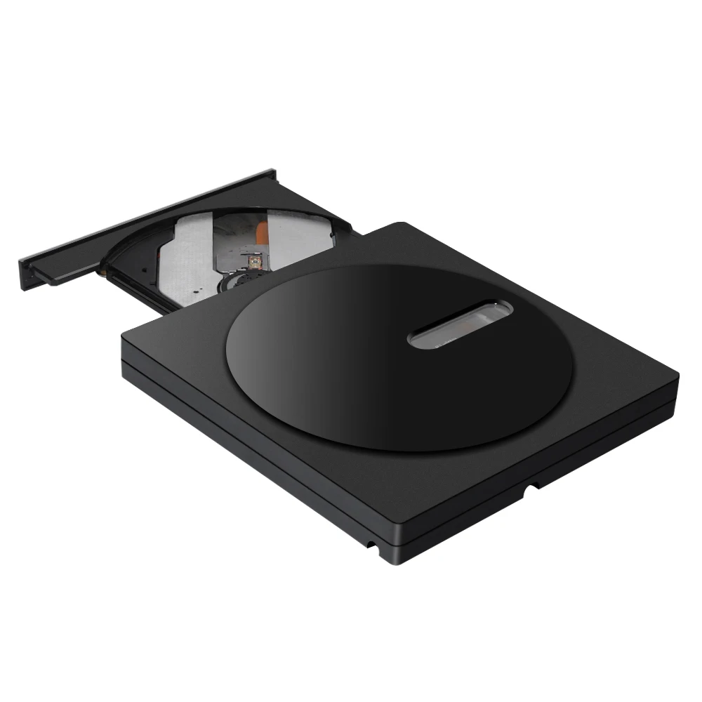 Внешний привод Deepfox USB 3 1 Type C/USB3.0 оптический для CD DVD RW записывающее устройство