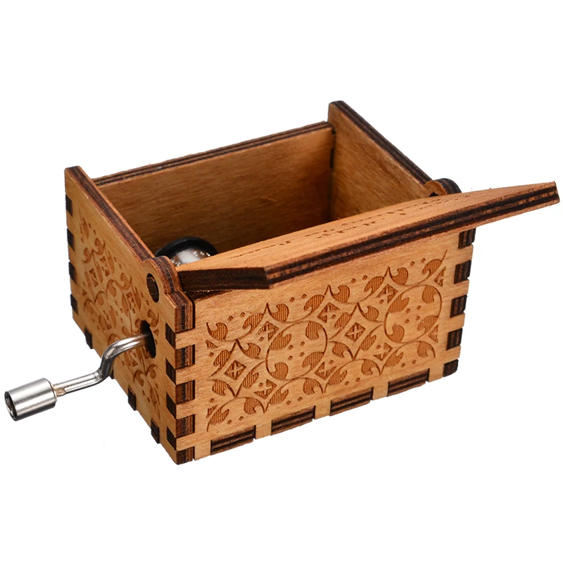 Деревянная музыкальная шкатулка не может влюбиться 1 шт. антикварная гравировка