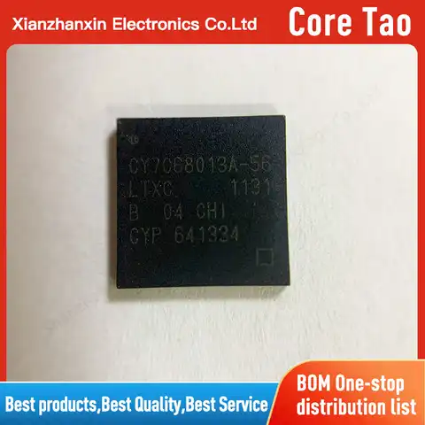 Импорт микроконтроллера USB 1 ~ 10 шт./лот CY7C68013A-56LTXC CY7C68013A QFN56
