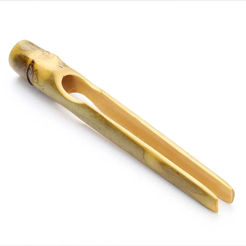 Женский Натуральный Бамбуковый Пинцет для чайной чашки щипцы деревянный пинцет