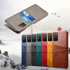Чехол для Samsung A21S A31 A41 A01 A11 M31 M11 A10 A20 A30 A40 A50 A70 J3 J5 J7 J8 J4 J6 A7 A6, кожаный чехол-бумажник со слотом для карт