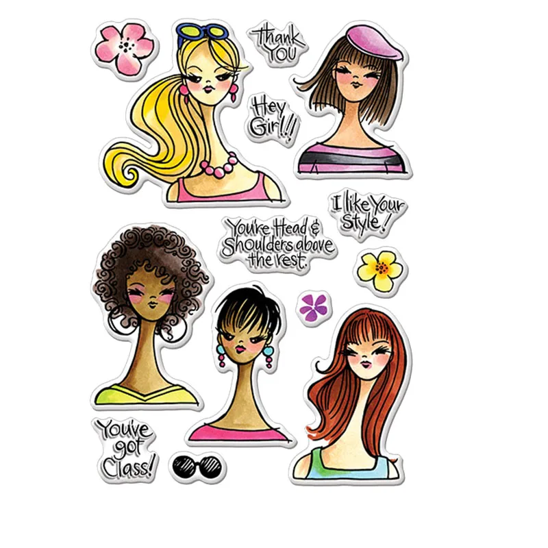 Фотообои для девочек прозрачные силиконовые фотообои карточки ручной работы