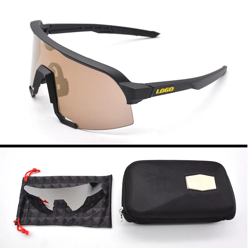 S3 Outdoor Sports Cycling Sunglasses 100 MTB Mountain Bike Cycling Goggles UV400 Peter Men Bicycle Glasses 3 lens Unisex Eyewear