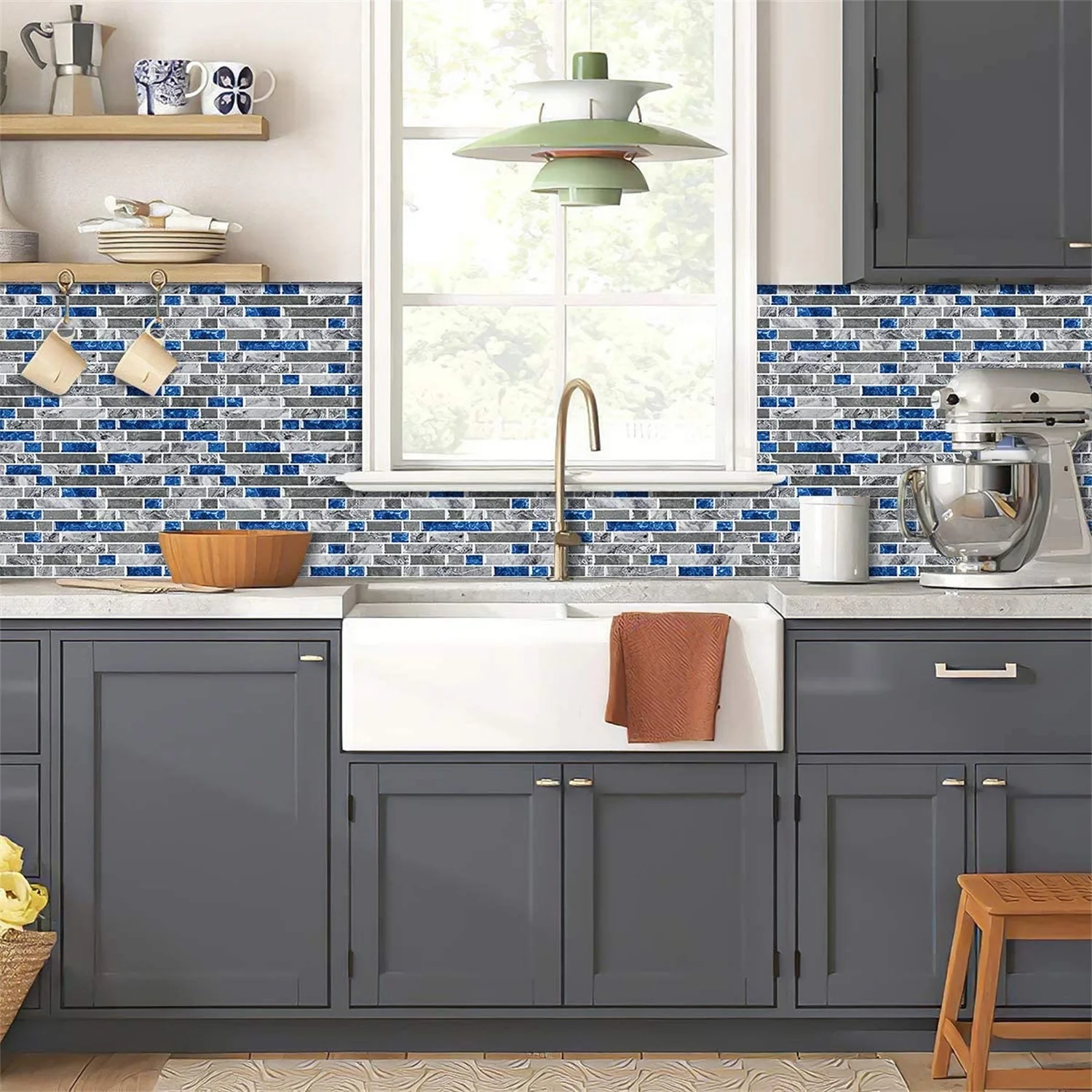 5pcs peel 3d wall stickers self adhesive tile adhesive tiles 3d wallpaper home decor wall decals for kitchen bathroom waterproof free global shipping