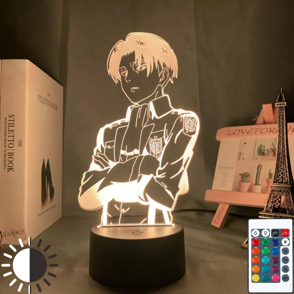 3D светодиодный светильник 6 цветов сенсорный Управление ночной Светильник