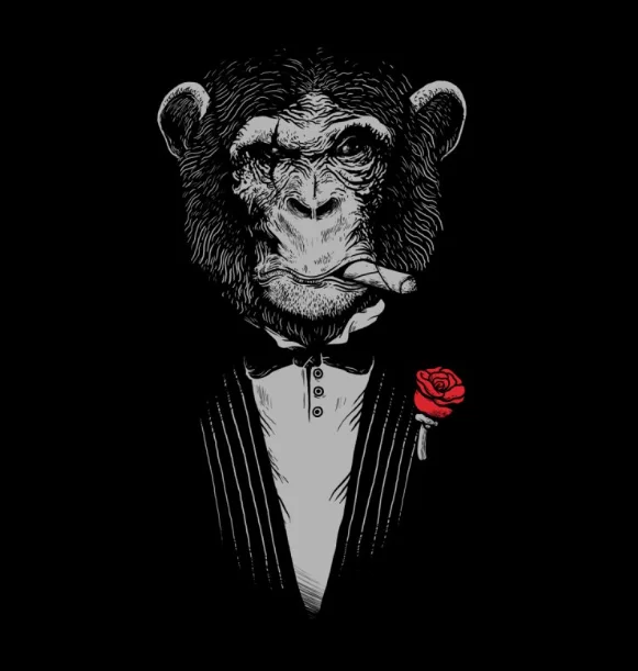 

Cool Design Monkey Business T-Shirt. Summer Cotton Short Sleeve O-Neck Mens T Shirt New S-3XL