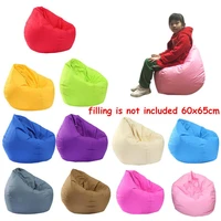 lazy waterproof stuffed animal storage bean bag oxford chair cover zipper beanbag toy soft solid causal baby seats sofa cover