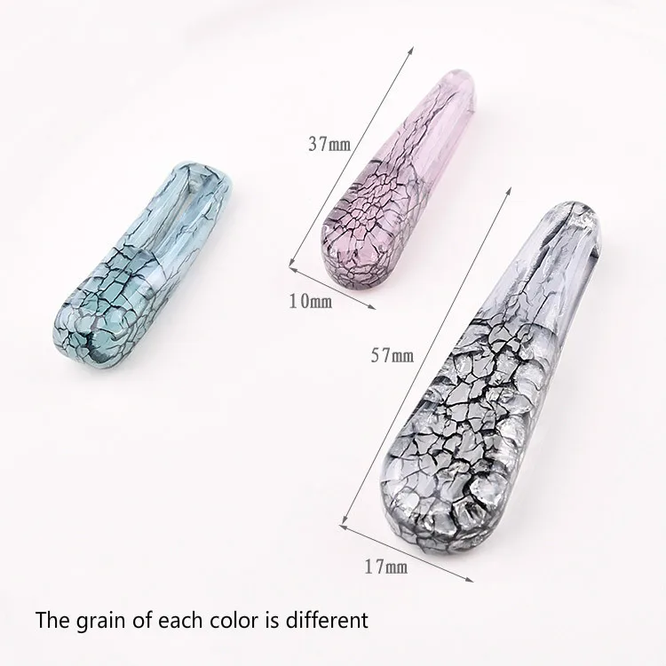 Корейский акриловый взрывоопасный взрывчатый длинный каплевидный ювелирный