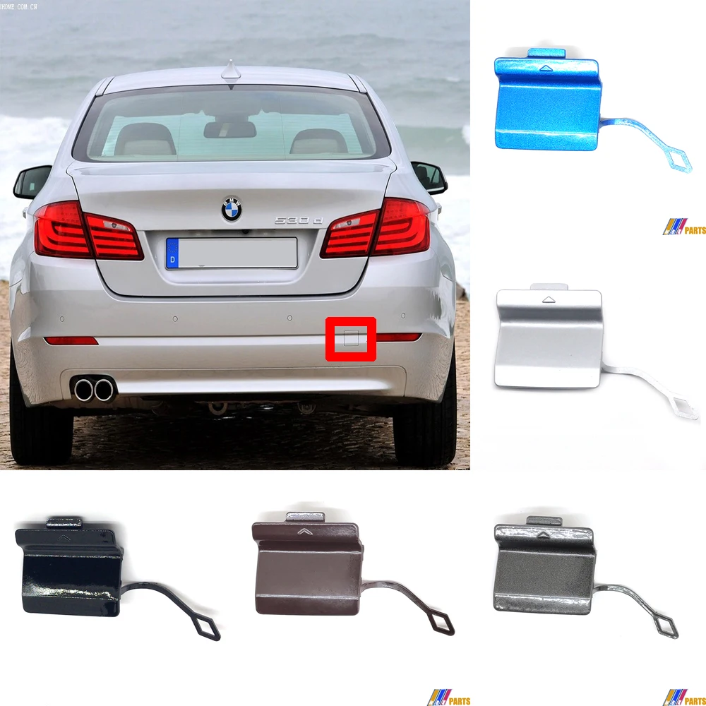 Fit 11-13 BMW5 Series F10 Base Sedan 520d 525d 530d 528i 528iX 535i 535iX 550i Hybrid 5 REAR TOW COVER 51127240133 Fit 11-13 BMW5 Series F10 Base Sedan 520d 525d 530d 528i 528iX 535i 535iX 550i Hybrid 5 REAR TOW COVER 51127240133