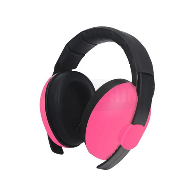 Pink Детские наушники для детей, Обучающие наушники для сна, шумозащитные удобные прочные детские наушники с защитой от шума - Цвет: Pink