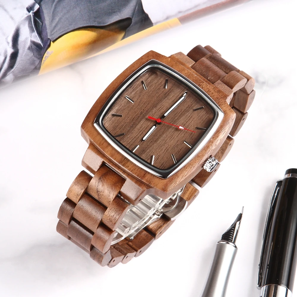 Женские часы из сандалового дерева | Наручные