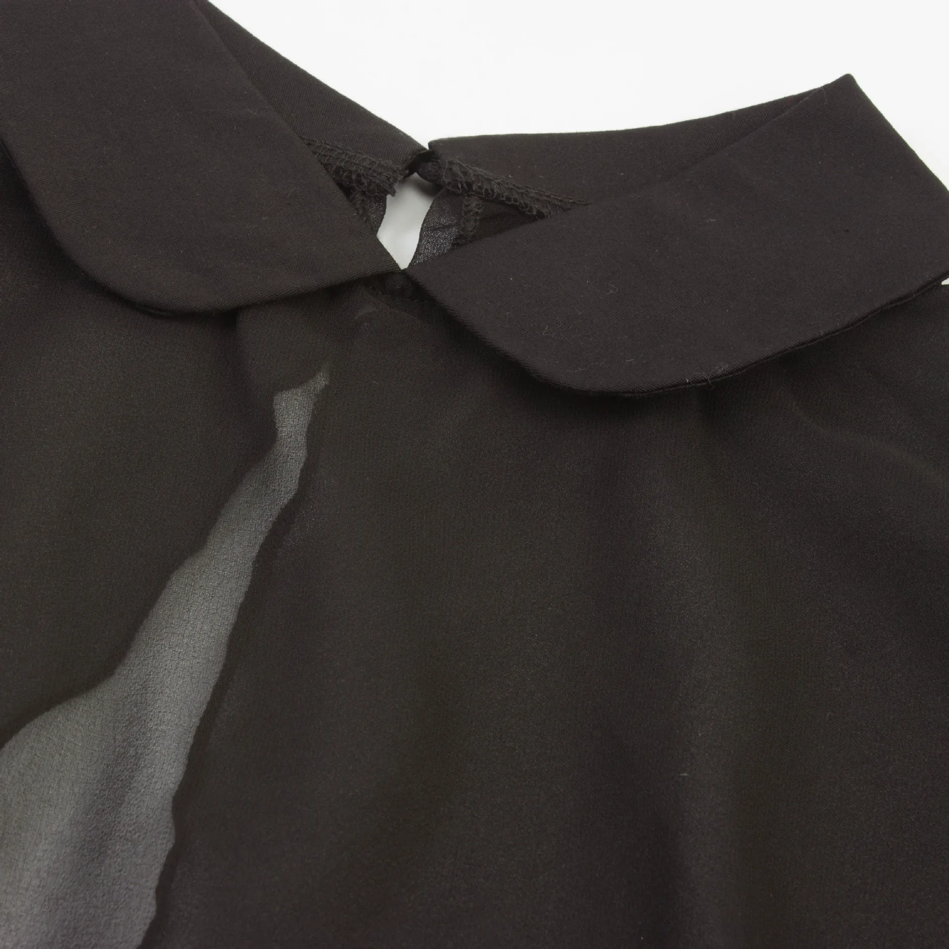 

Spring Summer Ladies Pullover Dress 2021 Fashion All-match Conventional Street Style Loose Stitching Solid Color Stand Collar