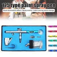 0 35mm airbrush kit multi purpose coloring siphon feed adjustable airbrush kit for art spray paint tattoo diy furniture repair