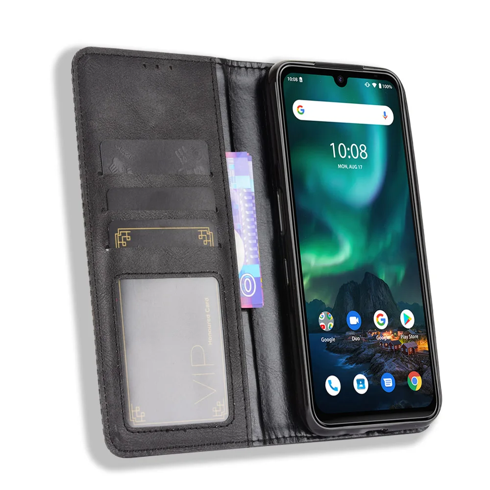 for umidigi bison case wallet flip style leather magnet phone bag cover for umidigi bison with photo frame free global shipping