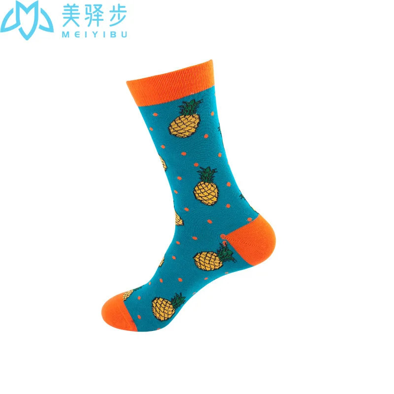 100 Pairs Fashion Socks Male Hip Hop Ins Fashion Mid Tube Stockings Skateboarding Fashion Socks Girl Boy Gift